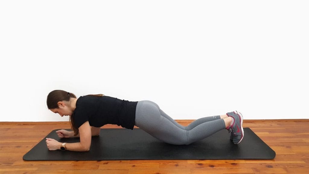 Modificiran plank korak 1