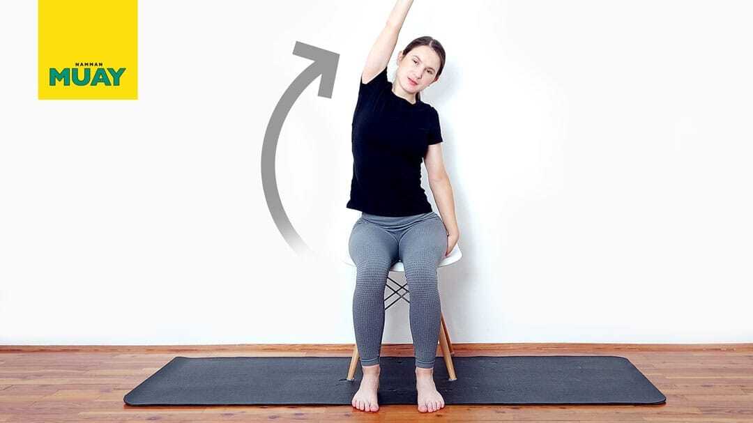 Sezený strečink QL pro úlevu dolní části zad a boků